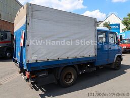 MERCEDES-BENZ 814D Vario Pritsche + Plane, LBW, 7 Sitze, PMK2