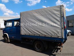 MERCEDES-BENZ 814D Vario Pritsche + Plane, LBW, 7 Sitze, PMK2