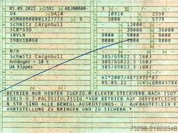 SCHMITZ CARGOBULL SKI 24 SL 9.6 / Alu-Felgen / Liftachse / 50m²