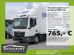 Autocarro con cassone MAN TGL 7.190 4x2 BB Koffer+LBW*Tempom Klima Bluetoo