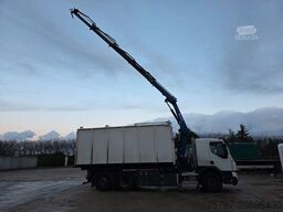 VOLVO FE 320 6x2/4 Abroller mit Cont. + Kran HMF 1820