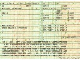 MEUSBURGER MPS-3 / Radmulde / Lenk-Liftachse /Verbreiterbar