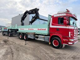 Scania 164L-480 V8 6x4 + CRANE HIAB 350-4 + JIB 90-4 -...
