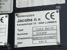 Scania 164L-480 V8 6x4 + CRANE HIAB 350-4 + JIB 90-4 -...