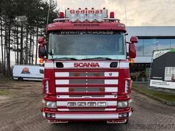 Scania 164L-480 V8 6x4 BAUSTOFF + KRAN HIAB 350-4 + JI...