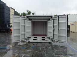 10/ 8/6 Fuß Set Baucontainer / Lichtgrau Minicontainer/Containerset/Self Storage