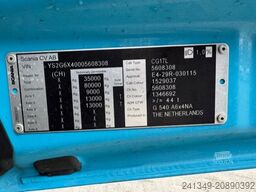 SCANIA G540 6x4 Fassi 395-7 SZM&Pritsche