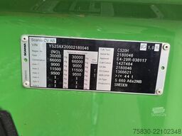 Scania S660 V8 6X2 BOOGIE / RETARDER / FULL AIR / 2 TANKS