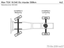 Man TGX 18.540 Xlx intarder 599km