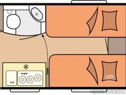 HOBBY OnTour 460 DL AUTARKPAKET, AUFLASTUNG 1500Kg
