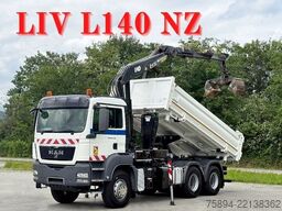 MAN TGS 26.440*KIPPER 5,20 m + LHO L140NZ * 6x4 *TOP