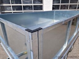 trailershop riesig Debon PW 3.6 mit Bordwandaufsatz elektro