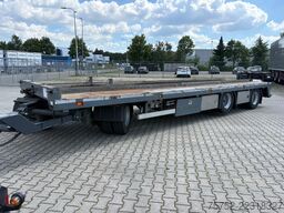 Vlastuin 30T Vlakke aanhanger + Containerbanen 80CM Hoog...