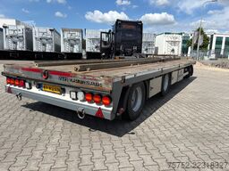 Vlastuin 30T Vlakke aanhanger + Containerbanen 80CM Hoog...