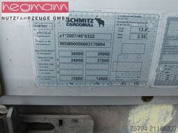SCHMITZ CARGOBULL SCS 24/L-13.62 EB, Liftachse, SA Scheibe, DE