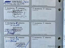 Volvo FMX540  8x4 E6 Scheckheft AHK Blatt Luft