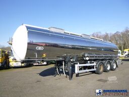 Van Hool Chemical tank inox 30 m3 / 3 comp