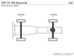 DAF CF 450 Spacecab