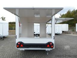 HOFMANN Verkaufsanhänger VH15302 leer  Aero Bug und Heck