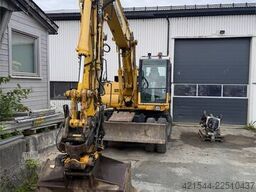 Komatsu PW130 Wheeled Excavator with Engcon Tiltrotator an