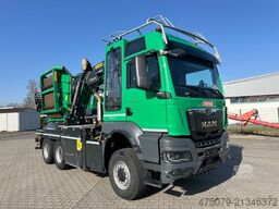 MAN TGS 33.520 6x6 / ChipperTruck / Jenz HEM 593 R