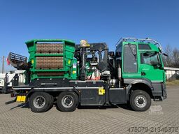 MAN TGS 33.520 6x6 / ChipperTruck / Jenz HEM 593 R