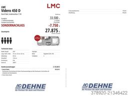LMC Videro 450 D Dusch Paket, Sondernachlass 7.750