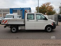 VOLKSWAGEN T5 Pritsche DoKa 1. Hand / Klima / FN:96