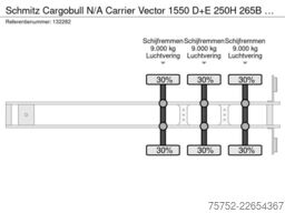 Schmitz Cargobull N/A Carrier Vector 1550 D+E 250H 265B APK/TUV 1...