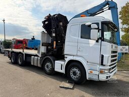 Scania 114C-380 8x4 PRITSCHE + KRAN HIAB 700 E-5 - PLA...