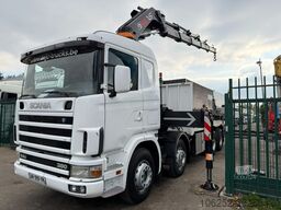 Scania 114C-380 8x4 PRITSCHE + KRAN HIAB 700 E-5 - PLA...