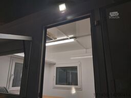 Respo mobiles Büro Pausenraum Überwachung mit Toilette Isoliert Heizung Klima Licht Teeküche verfügbar
