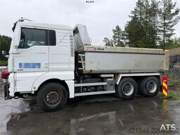 MAN TGX 26.580 6x4 snow plow equipped tipper truck