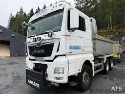 MAN TGX 26.580 6x4 snow plow equipped tipper truck