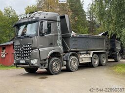 Mercedes-Benz Arocs 3663 8x4 tipper w/ GEAB relief. WATCH VIDEO