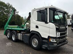 SCANIA G450 Meiller 16T*Retarder*3xHaken*FUNK*Voll-Luft