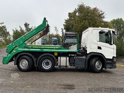 SCANIA G450 Meiller 16T*Retarder*3xHaken*FUNK*Voll-Luft