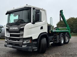 SCANIA G450 Meiller 16T*Retarder*3xHaken*FUNK*Voll-Luft