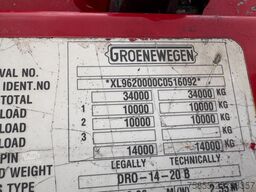 Groenewegen DRO-14-20 B 2-Axle Tautiner / BPW Axles / Steer...