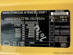 MAN TGX 41.680 8X4/4 BBS 250.000 Kg