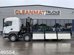 Scania R500 V8 8x4 Manual Hiab 42 Tonmeter laadkraan +...