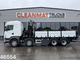 Scania R500 V8 8x4 Manual Hiab 42 Tonmeter laadkraan +...