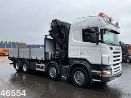 Scania R500 V8 8x4 Manual Hiab 42 Tonmeter laadkraan +...