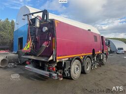 Volvo FM500 sweeper truck 6x2 with Beam S 12000 and a br