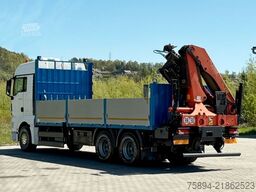 MAN TGX 28.480 Pritsche 7,10 m+ PK 27002/FUNK * TOP
