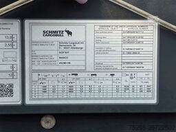 SCHMITZ CARGOBULL SCS 24 / Staplerhalter. / Palettenk. / Lenkachse