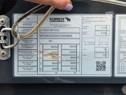 SCHMITZ CARGOBULL SCS 24 / Staplerhalter. / Palettenk. / Lenkachse