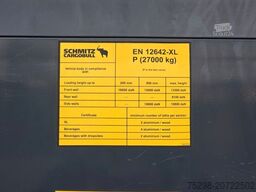 SCHMITZ CARGOBULL SCS 24 / Staplerhalter. / Palettenk. / Lenkachse