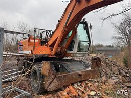 Fiat-Hitachi 150W.3 wheeled excavator with rototilt and grading