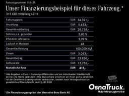 MERCEDES-BENZ Sprinter 315 CDI mittellang Kamera, Navi, Klima